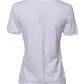 White Cotton Round Neck Short Sleeves T-shirt