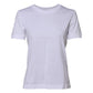 White Cotton Round Neck Short Sleeves T-shirt