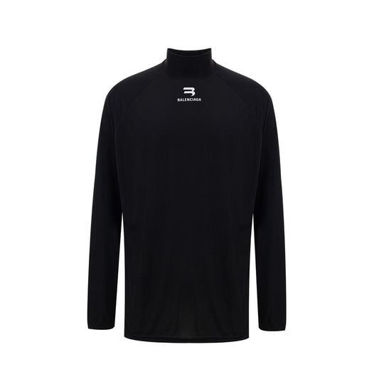 Black Polyester Sweater