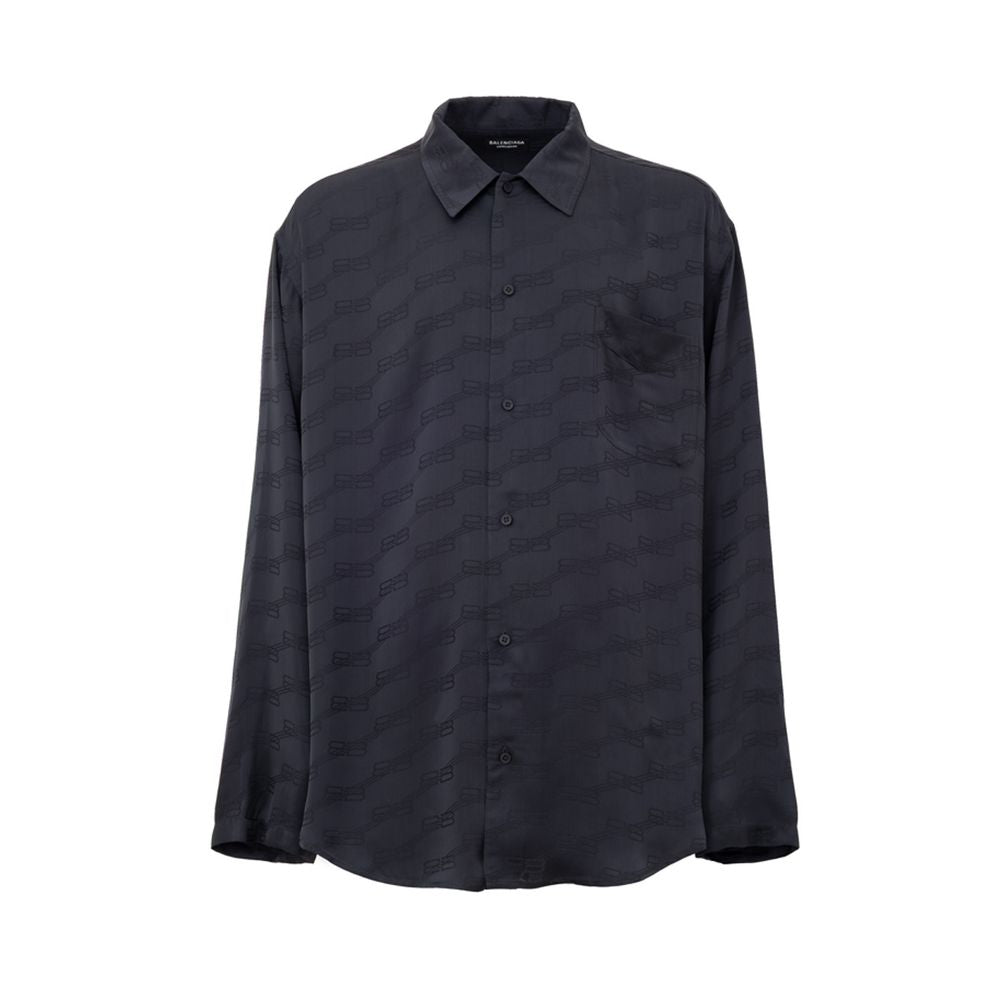 Gray Viscose Shirt