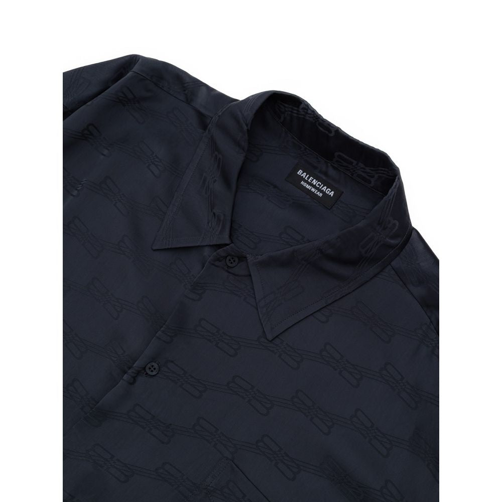 Gray Viscose Shirt