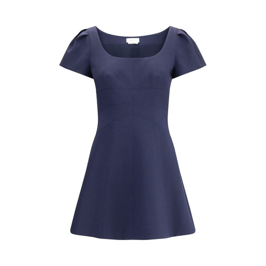 Short Dress with short gathered sleeves