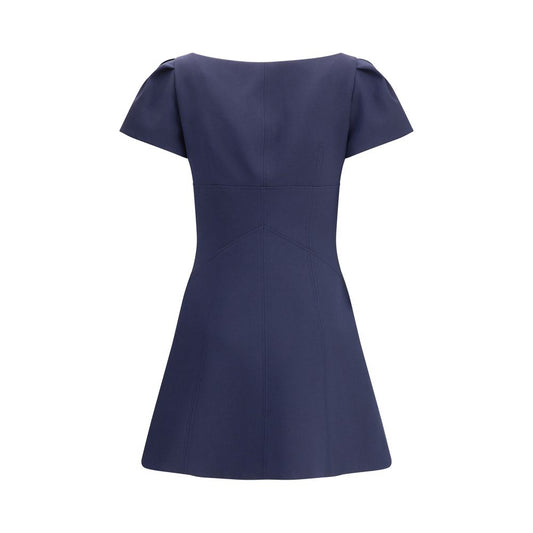 Short Dress with short gathered sleeves