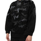 Black Camouflage Pullover Sweatshirt Sweater