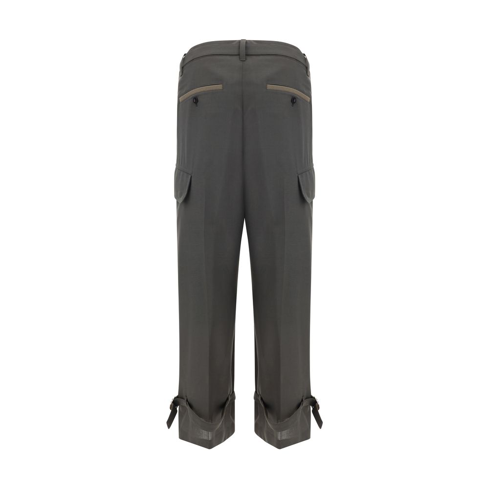 Pants with adjustable hem