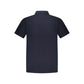 Blue Cotton Polo Shirt
