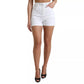 White Front Lace High Waist Hot Pants Shorts
