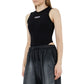 Black Cotton Tops & T-Shirt