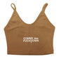 Brown Cotton Tops & T-Shirt