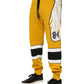 Yellow Cotton Printed Sweatpants Jogger Pants