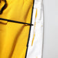Yellow Cotton Print Jogger Sweatpants Pants