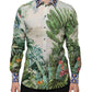 Multicolor Jungle Print GOLD Formal Shirt