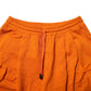 Orange Cotton Men Casual Cargo Bermuda Shorts