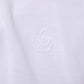 White Collared Men Short Sleeve Crown T-shirt