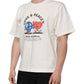 White Love Peace Cotton Men Crew Neck T-shirt