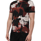 Multicolor Camouflage Men Crew Neck T-shirt