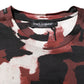 Multicolor Camouflage Men Crew Neck T-shirt