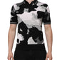 Multicolor Camouflage Collared Polo T-shirt