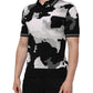 Multicolor Camouflage Collared Polo T-shirt
