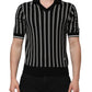 Black White Stripes Collared Polo T-shirt