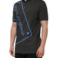 Dark Gray Short Sleeve Collared Polo T-shirt