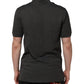 Dark Gray Short Sleeve Collared Polo T-shirt