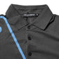 Dark Gray Short Sleeve Collared Polo T-shirt