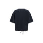Silk detail T-shirt