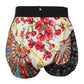 Multicolor Floral High Waist Hot Pants Shorts