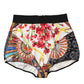 Multicolor Floral High Waist Hot Pants Shorts