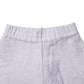 White Linen High Waisted Hot Pants Shorts