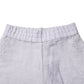 White Linen High Waisted Hot Pants Shorts
