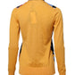 Multicolor Floral Long Sleeves Polo Top