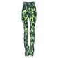Green Color Splash High Waist Denim Jeans