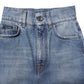Blue Washed Skinny High Waist Denim Jeans