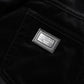 Black Cotton Skinny Capri Cropped Denim Jeans