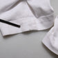 White Tattered Cotton High Waist Denim Jeans