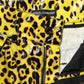 Yellow Leopard High Waist Slim Pants