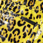 Yellow Leopard High Waist Slim Pants