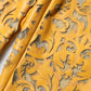 Yellow Floral Lace Mid Waist Capri Pants