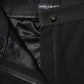 Black Wool High Waist Skinny Pants