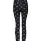Black DG Logo High Waist Skinny Denim Jeans