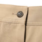 Beige Mid Waist Cargo Tapered Pants