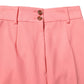 Pink High Waist Tapered Dress Pants
