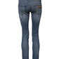 Blue PRETTY Tattered Skinny Denim Jeans