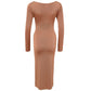 Orange Viscose Long
