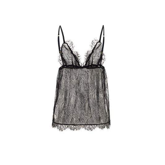 Black Polyamide Top
