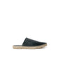 Green Leather Espadrille