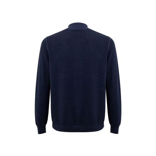 Blue Wool T-Shirt