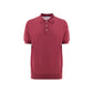 Red Cotton Polo Shirt